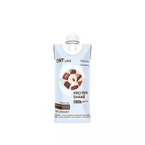 Baltyminis kokteilis, QNT Life, šokoladinis, 25 g baltymų + BCAA, mažai cukraus, 330 ml