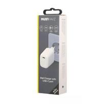 Travel Charger 20W USB-C By Musthavz  White
