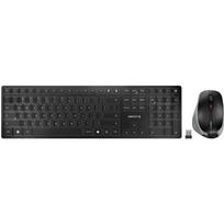 Klaviatūra ir pelė Cherry CHERRY DW 9500 SLIM klaviatūra Pridedama belaidė pelė RF Wireless + Bluetooth QWERTY Anglų Black, Grey | JD-9500EU-2 | 4025112091926