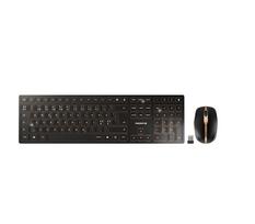Klaviatūra ir pelė Cherry CHERRY DW 9100 SLIM klaviatūra Komplektuojama pelė RF belaidė + Bluetooth Skandinavia Black | JD-9100PN-2 | 4025112095450