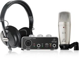 Mikrofonas Behringer Behringer U-PHORIA STUDIO – Namų įrašų rinkinys | 27000763 | 4033653130936
