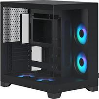 Fractal Design Pop 2 Vision RGB, Panoramic Tempered Glass, Black FD-C-POV2A-02