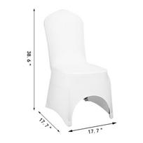 VEVOR 50 100 vnt. vestuvinių kėdžių užvalkalai spandex tamprus užvalkalas restoranų banketams viešbučių vakarėliams universalus kėdės užvalkalas 50PCS