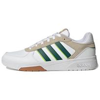 Adidas Neo Courtbeat Slip Resistant Durable Low Top Skate Shoes Men Sneakers White Brown Green ID9661 42⅔