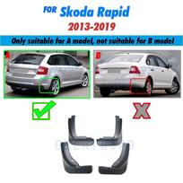 Automobilio purvasaugiai Skoda Rapid Spaceback Hečbekui 2013- Purvasaugiai Purvo apsaugos Purvo aptakai Priedai 2015 2016 2017 2018 2013-2019 black
