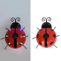 Garden luminous seven-spotted ladybug decoration, solar-powered seven-spotted ladybug ornaments, seven-spotted ladybug figurines