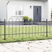Sodo tvora 9 pcs Pilka 153 x 06 m Miltelinis plienas