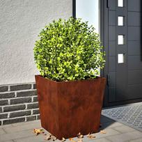 sodo vazonai 2 vnt 50x50x50 cm oro sąlygoms atsparus plienas