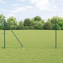 Tvora su stulpais Žalia 15 x 10 m Plienas