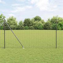 Tvora su stulpais Pilka 15 x 10 m Plienas