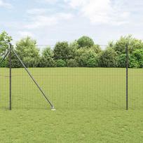Tvora su stulpais Pilka 15 x 10 m Plienas
