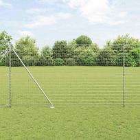 Tvora su stulpais Sidabro 15 x 10 m Plienas