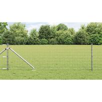 Tvora su stulpais Sidabro 08 x 10 m Plienas