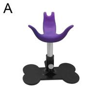 Pet Small Bench Ladder ABS And Silica Gel Soft For Pet Grooming Small Dogs Assisted Standing Bracket Auxiliary Fixed Dog Se K8G7 violetinė