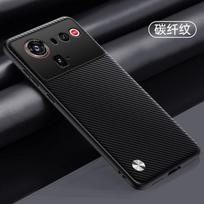For ZTE Nubia Z80 Ultra Case Plain PU Leather Silicone TPU Protection Cover for Nubia Z80ultra Shockproof Matte Hard Bumper ZTE nubia Z80 Ultra