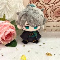 Genshin Impact Plush Doll Baizhu Kazuha Kaveh Al Haitham Dottore Pendant Keychain Anime Cosplay Cute Soft Stuffed Toy Kids Gift 10cm