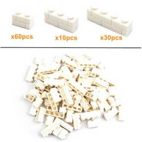 100 vnt. MOC kaladėlės 1x2 1x3 1x4 Sieninė kubo namelių statybiniai blokeliai Miesto sukurtos detalės Surinkimas Mažos dalelės PASIDARYK pats Berniukų žaislas gray