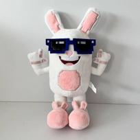 Naujas Steal A Brainrot Boppin Bunny Pliušinis Žaislas Mielas Kimštas Triušis Pliušinis Žaislas Minkštas Kawaii Triušio Lėlė Vaikų Gimtadienio Dovana Velykų Dekoracija Kolekcinis 30cm (25+5 rabbit ears) balta