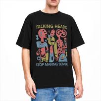 Talking Heads Stop Making Sense Stuff T-Shirt for Men Women Rock Band Casual Cotton Graphic Printed Tops - Men's Summer Cotto... XL beige