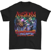 Alestorm EU tour Tour Tshirt black All Sizes Short sleeve X180 Unisex T-Shirt XL