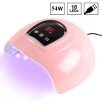 54W UV LED nagų džiovintuvo manikiūro gelis 18 vnt Leds karoliukai 30s/60s/90s Auto Sensor Profesionalus lenkų meno lempa