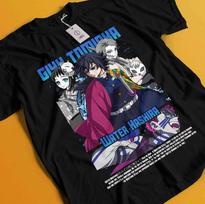 Demon Slayer Shirt Tomioka Giyu Tshirt Tanjiro T-Shirt Muzan Doma Kokushibo Tee M