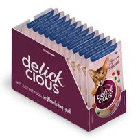 Delickcious su antiena ir miško uogomis kreminiame padaže 12 x 80 g