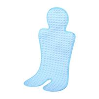 Universal Baby Cooling Pad Pushchair Seat Lining Soft & Breathable Pram Cushion Mat for Strollers and Dining Chair 1 šviesiai mėlyna spalva