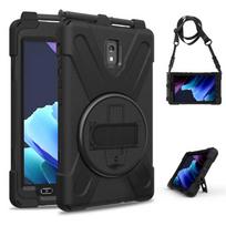 For Samsung Galaxy Tab active 3 T570 / T575 8.0 Shockproof Colorful Silicone + PC Protective Case with Holder & Shoulder Strap & Hand Strap For Samsung Galaxy Tab active 3 T570 / T575 8.0 juoda
