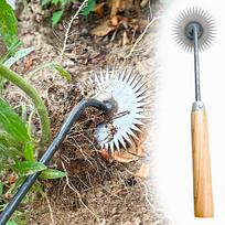 Portable Lightweight Weeding Artifact Gardening Tools Hoe Rake For Yard Work Lawn Care Garden Tools Lawn Rake With Wooden Handle Type 4
