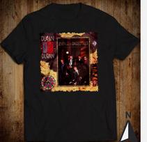 Retro muzikiniai marškinėliai Seven and the Ragged Tiger Duran Duran New Moon on Monday Unisex T-shirt XL