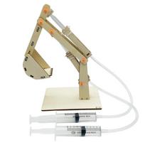 DIY wooden hydraulic excavator model children's puzzle assembly toy wooden science experiment parent-child interaction