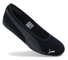 Puma Catch Soleil Balerinos SD - Moteriškos šlepetės Vasariniai batai Suede Juodi 406310-01 ORIGINALŪS EU 37.5 UK 4.5 juoda