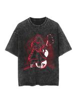 Karštas Naruto Shippuden Itachi Uchiha Grafinis Spaudinys T-shirt Vyrams Moterims Vintage Skalbtas Medvilninis Vasaros Naujas Marškinėlis Gatvės Mada Y2K Mada Atsitiktinis Per dydį Viršutinė dalis L
