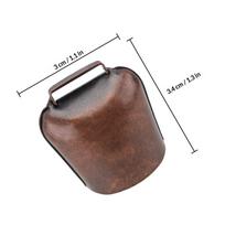 Robust Thickened Livestock Bell for Cows and Sheep Iron Farm Animal Bell Loud Crisp Sound Outdoor Ranch Grazing Tracking Hanging