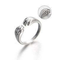 Cute Cat Paw Print Ring For Women Cat Claw Embrace Tightly Design Open Rings Gothic Trendy Finger Rings Gifts anillos de bodas