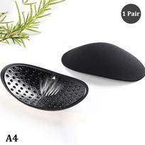 1Pair Invisible Shoulder Pad Detachable Breathable Silicone Shoulder Pad Anti-Skid Adhesive Sticky Pad For Women Men