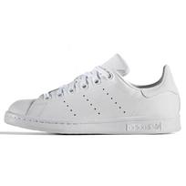 Adidas Originals STAN SMITH J Slip Resistant Abrasion Resistant Low top Kids' Skateboarding Shoes White Teenagers S76330 37⅓