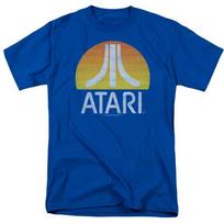 Atari Sunrise Eroded Suaugusiųjų 18/1 Marškinėliai Karališkos Mėlynės Unisex Marškinėliai M