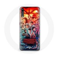 Coque pour Huawei P20 Stranger Things Teaser Saison 4 Affiche Personnages Art