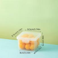 Fruit Bento Box, Portable Outdoor Fresh-keeping Box, Storage Box, Refrigerator Specific Food Grade Plastic Rice Box, Sealed Box