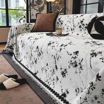 Retro style sofa cover, universal sofa cushion for all seasons, Chenier all-inclusive cover, light luxury and high-end sofa towel 90*90cm