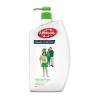 Lifebuoy Nature Pure Kūno prausiklis 1L Natūralus Švarumas Gaivumas Ir Apsauga Nuo Bakterijų Kasdieniam Dušo Valymui