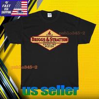 NAUJI MARŠKINĖLIAI BRIGGS and STRATTON DUJINIŲ VARIKLIŲ LOGOTIPAS T-SHIRT UNISEX JUOKINGI JAV DYDIS S-5XL 3XL