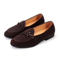 Madingi Madingi Vyriški Suede Natūralios Odos Laisvalaikio Batai Vyriški Sagtiniai vakarėlių Vestuvių Loafers Moccasins Vyrai Lengvi Patogūs Važiavimo Plokščiapadžiai 39 (US 6.5) ruda