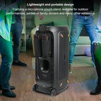 Mikrofono dėklas Mikrofono laikymo krepšys Mikrofono organizatorius JBL PartyBox 110/120 belaidžiam mikrofonui CHINA