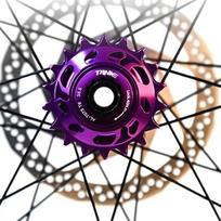 A69P-TANKE Single Speed Flywheel Conversion Kit 18T Cassette Cog Road Bike Sprocket For Freewheel Chain violetinė