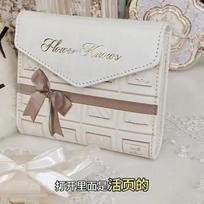 Flower Know Limited Surrounding 7th Anniversary Makeup Folding Hand Mirror Portable Makeup Storage Satchel  Bag