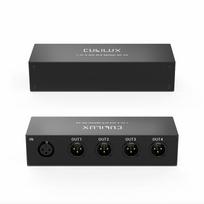 Cubilux XLR passive 1 x XLR female to 4 x XLR male balanced 1 4 aluminum enclosure splitter 4-channel splitter, splitter, input, outputs, mic/line juoda