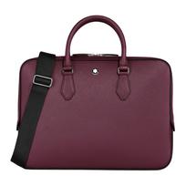 Montblanc Užtrauktuko Užsegimas Dizainas Logotipas Veršio Oda Portfelis Vyriškas Portfelis Raudonas MB199359 Basic Set (Bag+Dust Bag)